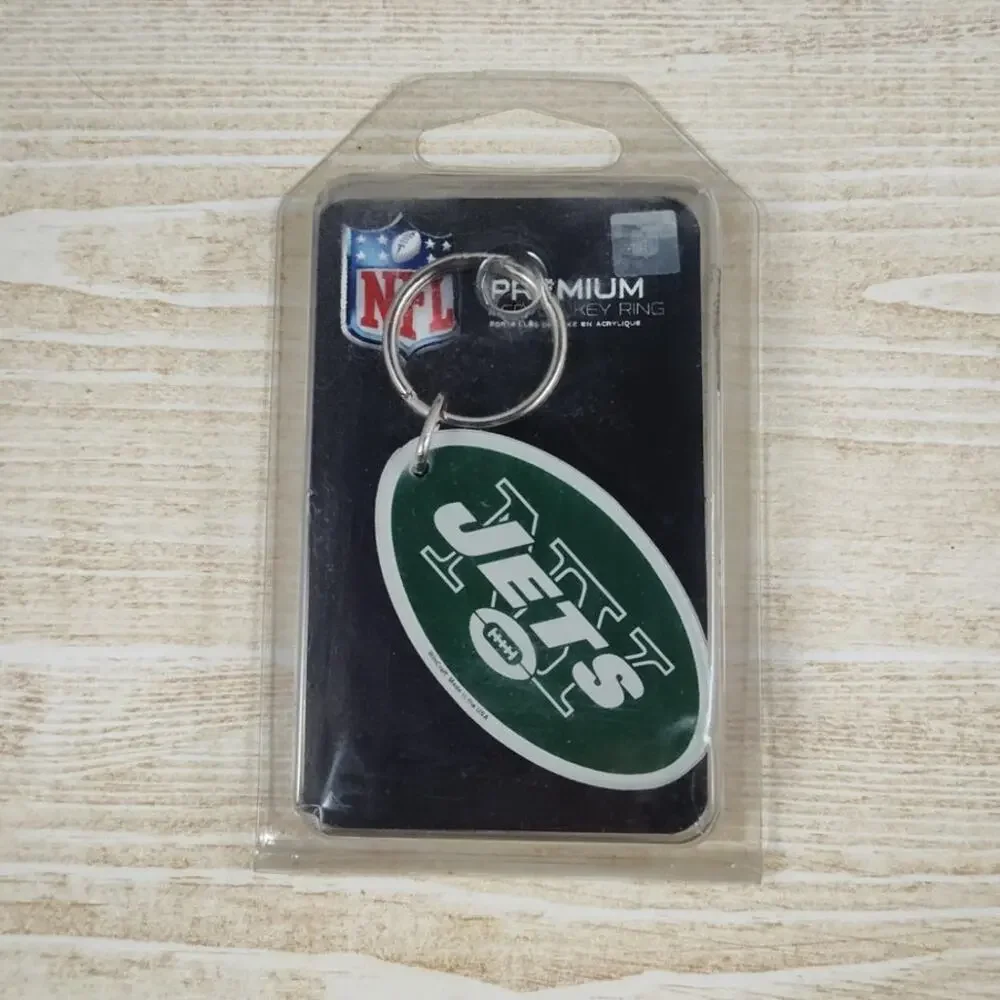 New York Jets WinCraft Premium Arcylic Key Ring Keychain NFL Gift